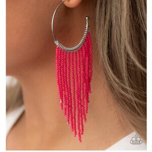 NWT PAPARAZZI PINK EARRINGS